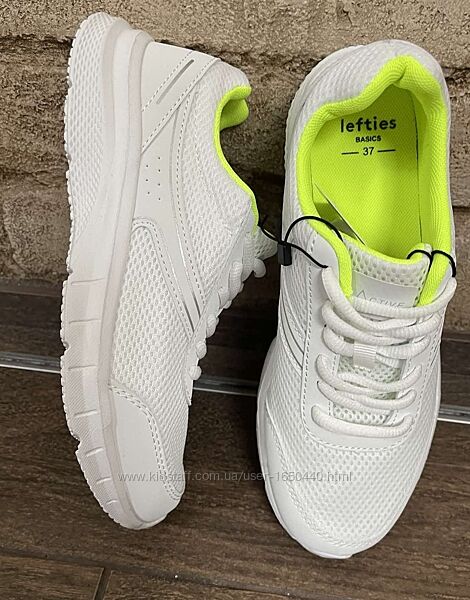 Сетчатые кроссовки Lefties Размер EURO 37 на 23 см летние белые Оригинал