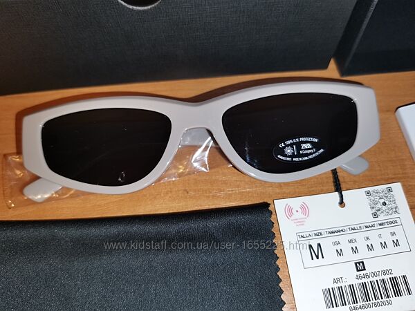 Очки Солнцезащитные ZARA, серые, Original.