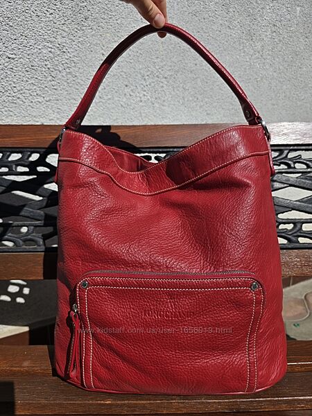 Сумка французького бренду Longchamp, натуральна шкіра, кожа 