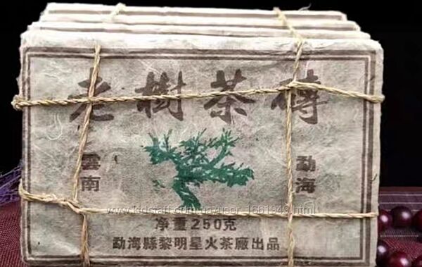 Шу пуэр Старое Дерево. 2017 год. Кирпич. Китайский чай