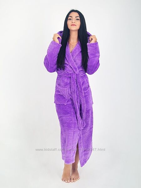 Женский махровый халат длинный тёплый, в Запорожье