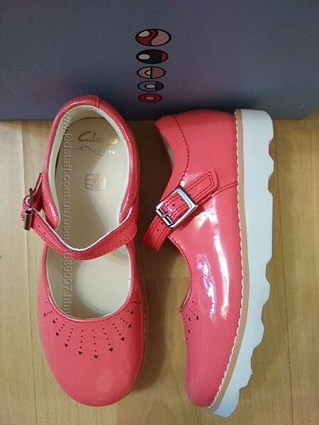 Детские туфли Clarks, размеры 29 и 30. Натуральная кожа