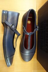 Детские школьные туфли Clarks из натуральной кожи, Размер 34 35