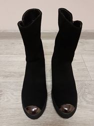 Зимние ботинки luciano carvari. размер 36.