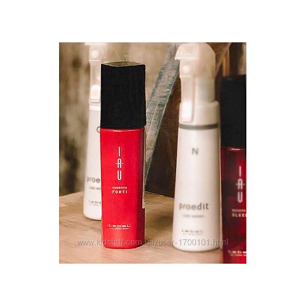 Lebel IAU Essence Forti укрепляющая эссенция для волос-100ml. Япония