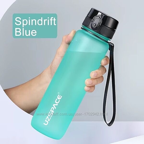 Бутылка Пляшечка Uzspace 500 мл Оригінал Блакитний колір