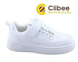 Качественные стильные белые кроссовки CLibee Польша 33-38