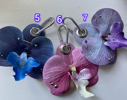 Брелок на сумку обвіс орхідея обвес орхидея orchid keychain ручна робота 