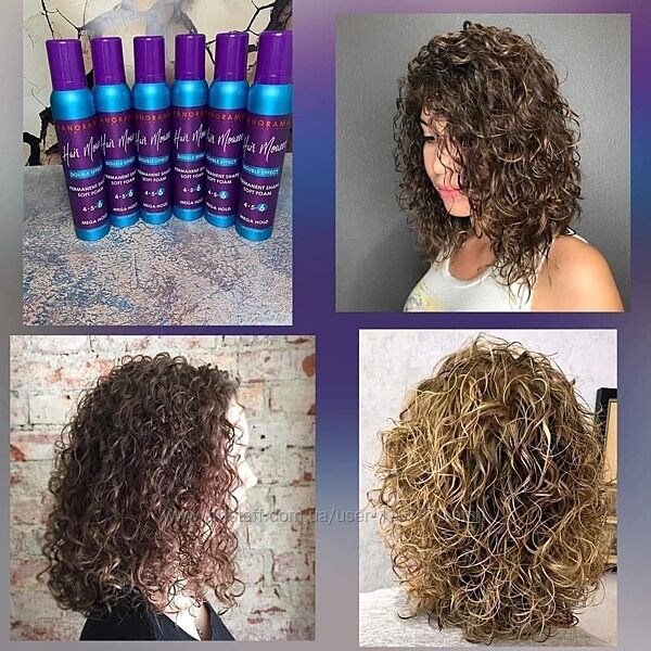 Пінка-мус для укладки волосся мокра хімія Panorama mega hold Туреччина