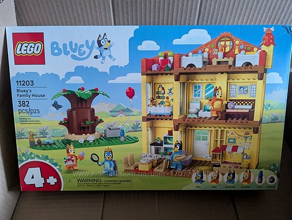 LEGO 11203 Bluey Родинний дім Блуї 