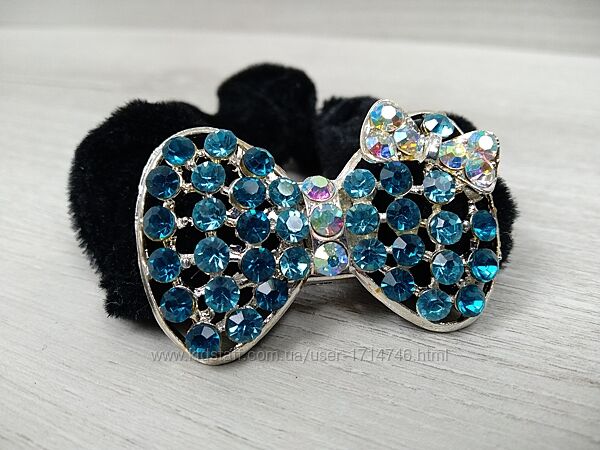 Гумка для волосся бірюза