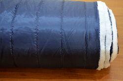 Стьобана підкладкова тканина з синтепоном синя