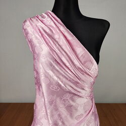 Тканина для одягу - джакард рожевий