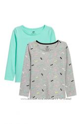 Регланы H&M комплект, много лонгсливов р.122-140