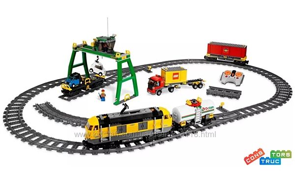 Конструктор Lego City 7939 Товарний поїзд з пультом радіокерування