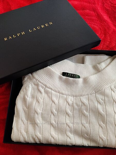 Lauren Ralph Lauren джемпер светр кофта свитер ідеал білий