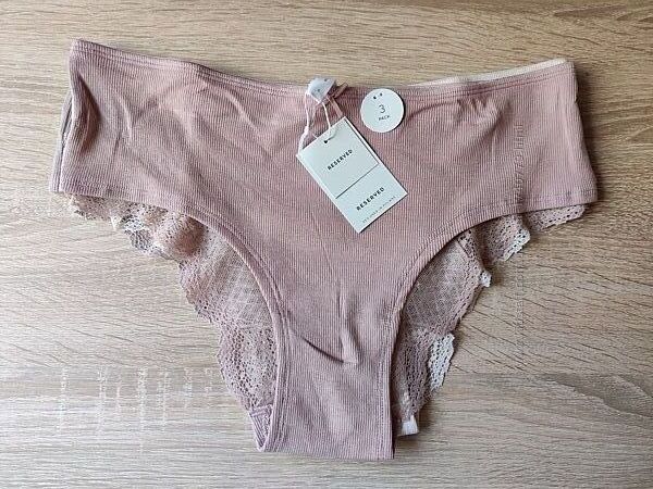 Reserved бавовняні труси-шорти трусики 3 шт. нові