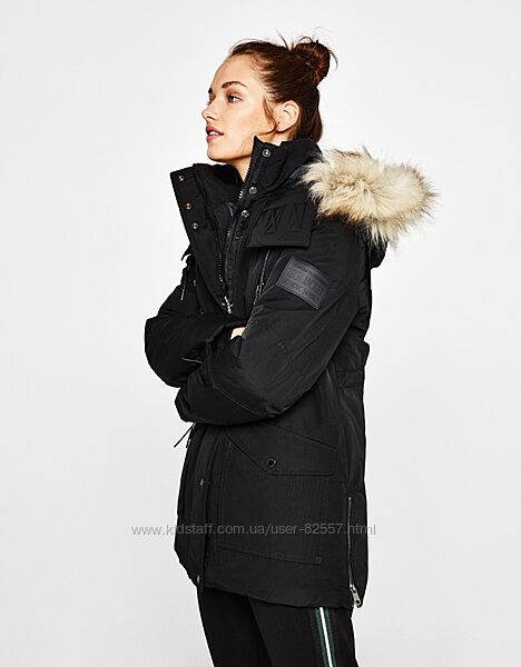 Новая зимняя куртка парка Bershka