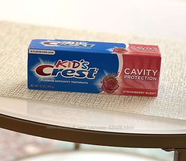Дитяча зубна паста Crest Kids Cavity Protection. Оригінал. Купляли в США