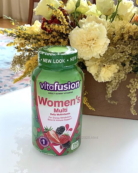 Vitafusion Women&acutes Gummy Vitamins - жувальні вітаміни для жінок. США