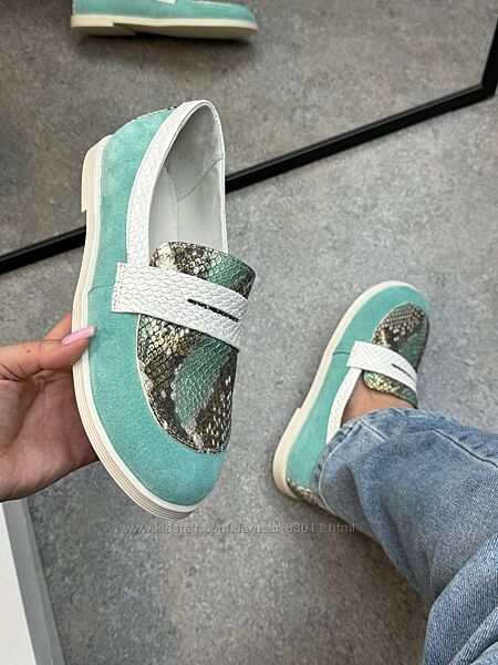 Супер зручні анатомічні лофери з натуральної шкіри - від виробника