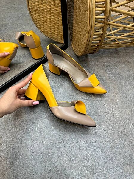 Стильні туфлі з натуральної шкіри - від виробника