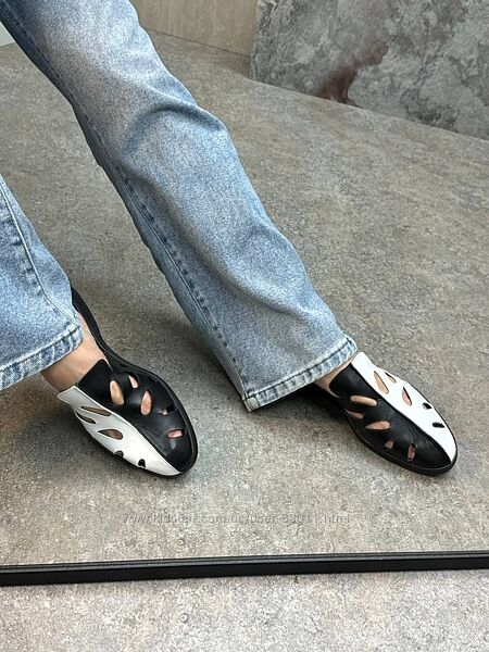 Стильні мюлі з натуральної шкіри - від виробника