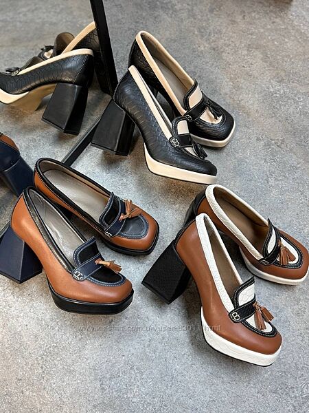 Шикарні туфлі з натуральної шкіри - від виробника