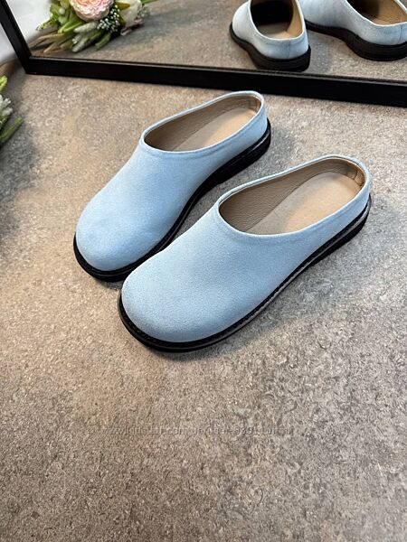 Стильні анатомічні шльопки з натуральної замши - від виробника