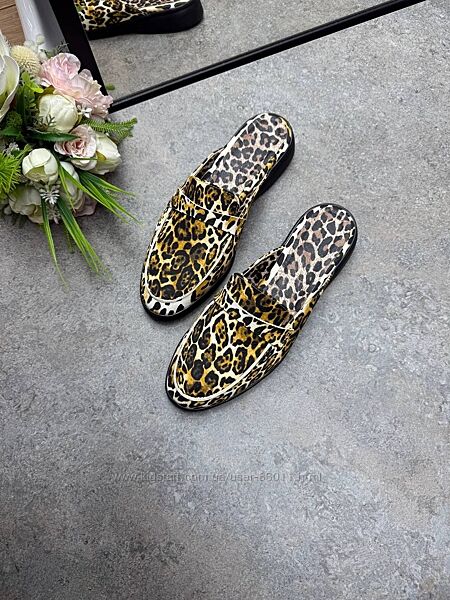 Зручні та стильні мюлі з натуральної шкіри