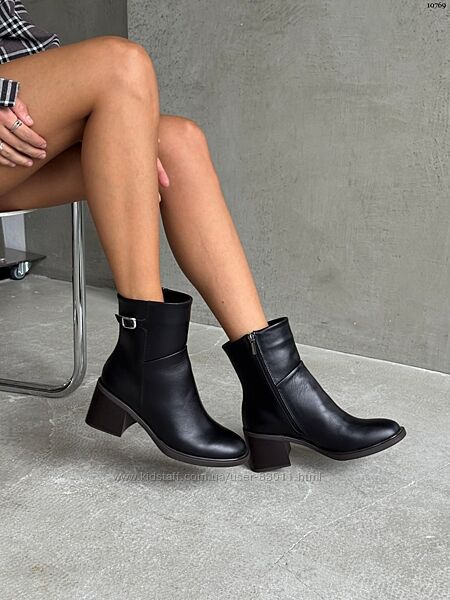 Шкіряні черевики в кольорах - демі та зима 36,37,38,39,40