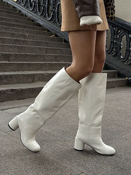 Анатомічні шкіряні чоботи - демі 36,37,38,39,40