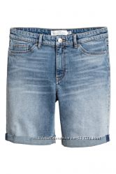 Шорты H&M Long denim shorts размер 14