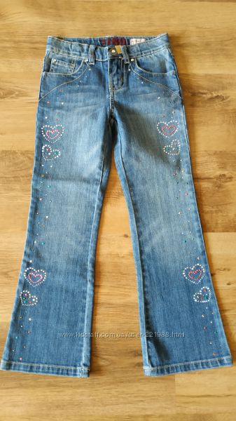 Фирменные стильные модные джинсы из Америки, р. 6х7, р. 128-134