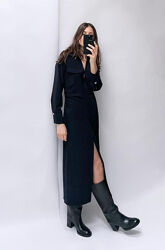 Сукня-сорочка з блискавкою zara M, L