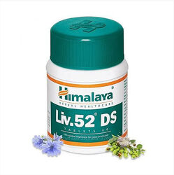 Лив 52 ДС - двойная сила - лечение печени-  Himalaya Liv 52 DS, 60 таб