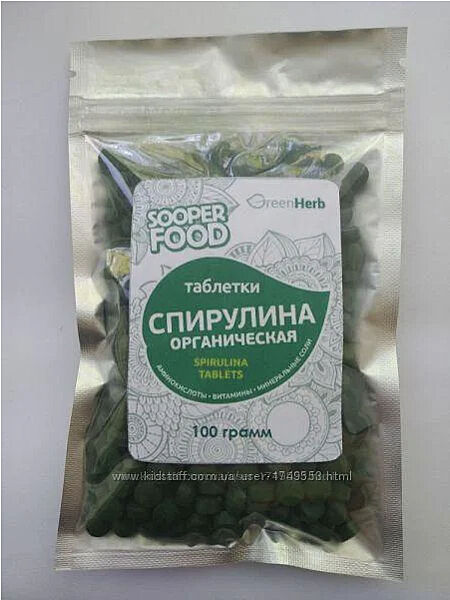 Спирулина - сбалансированный комплекс витаминов и минералов 