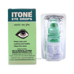 Айтон, Итон - Аюрведические Глазные капли , 10 мл Itone Eye Drops, 10 ml.