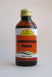 Индийское массажное Масло Дханвантарам, Dhanwantharam, 200мл. 