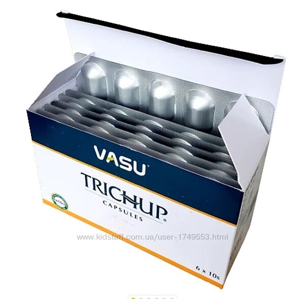 Витамины для питания и роста волос. Тричуп Trichup VASU 10 капсул