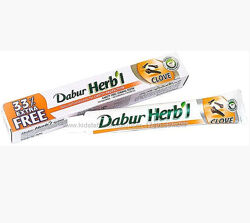 Зубная паста Dabur Гвоздика, Dabur Herb&rsquol Clove Natural Toothpaste.