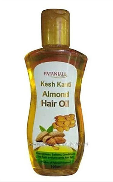 Миндальное масло для волос, 100 мл, Патанджали Almond Hair Oil, Patanjali