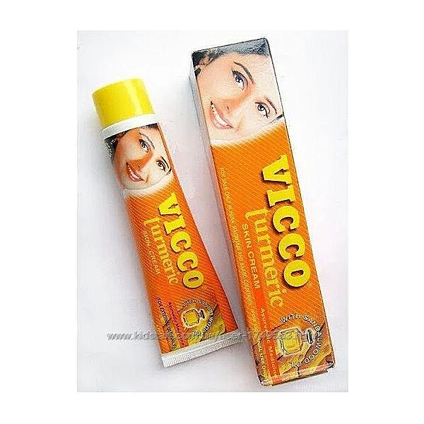 Крем для кожи лица Турмерик куркума Викко, Turmeric Skin Cream Vicco, 15г.