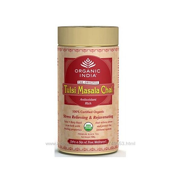 Чай Масала Органический   Organic India Tulsi Chai Masala Tea,100 г