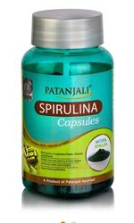 Натуральная Спирулина, 60 кап, Патанджали  Natural Spirulina Patanjali
