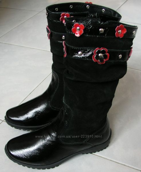 Сапоги зимние ф-ка Аспект р. 28, 19 см по стельке, натур. мех Большемерят