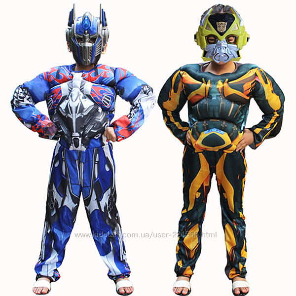 Карнавальный костюм трансформер Optimus Prime в стиле 3Д. США. р 8-10 лет