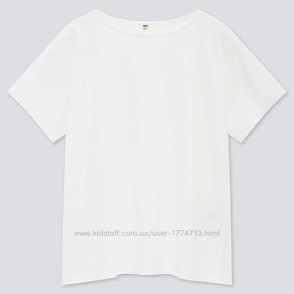 Uniqlo футболки щільна шовковиста бавовна оверсайз вибір кольору розміру