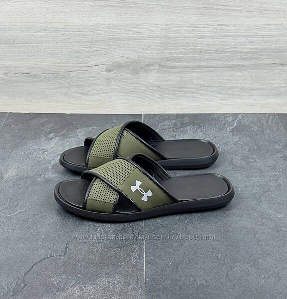 Чоловічі шкіряні шльопанці U 50 зел