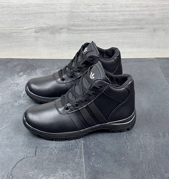 Чоловічі шкіряні зимові кросівки А-5 бот